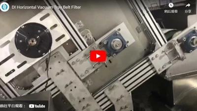 DI filtro a nastro per vassoio sottovuoto orizzontale