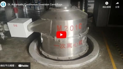 DL Autamatic centrifuga a deviazione continua