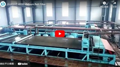 DU80m2-4000 filtro a nastro sottovuoto