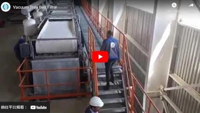 Filtro a nastro per vassoio sottovuoto